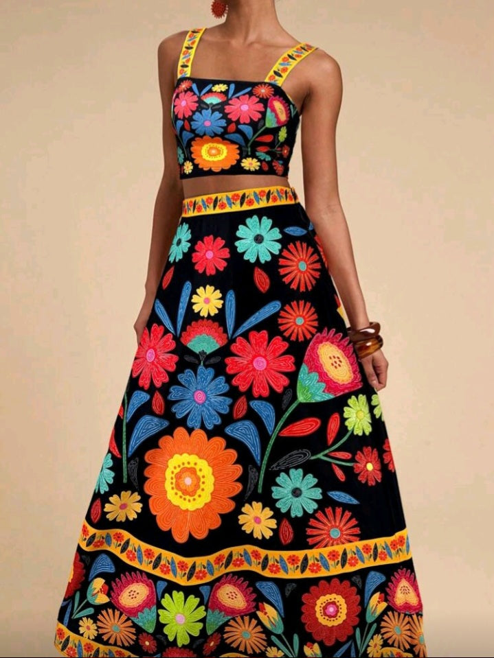 Conjunto feminino 2 peças- Coleção Imani verão