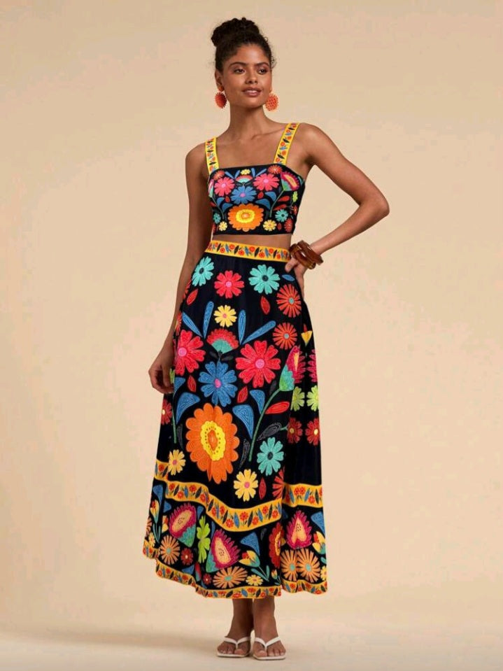 Conjunto feminino 2 peças- Coleção Imani verão