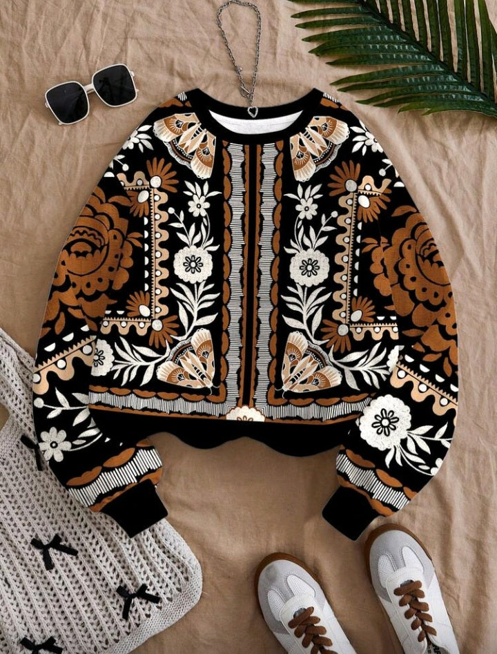 Moletom de gola redonda - Coleção Akin