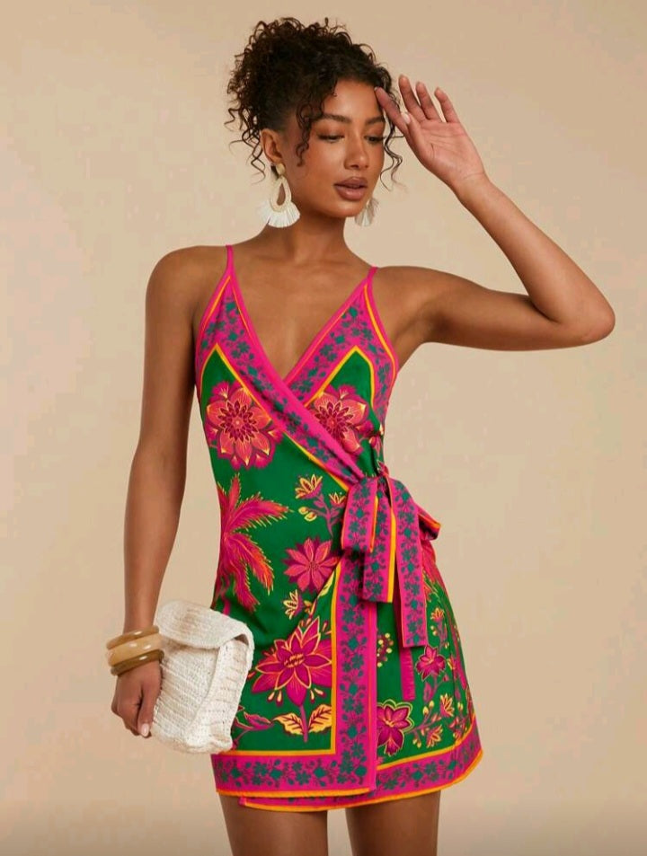 Vestido Estampado floral - Coleção Imani