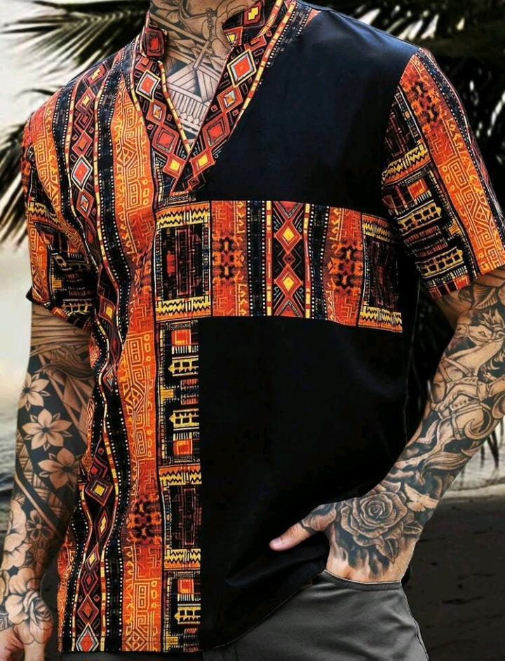 Camisa casual masculina- Coleção Akin