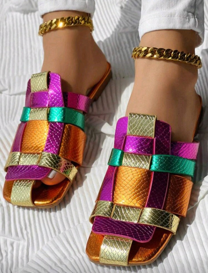 Mule rasteira- Coleção Anakonda